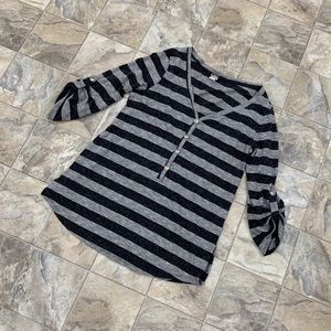LUSH Linen Striped Tee